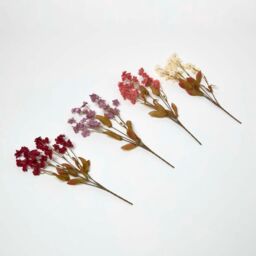 Homescapes Set of 4 Handmade Nemesia Seventh Heaven Artificial Flower Stems - thumbnail 1