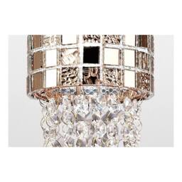 Netlighting Camden Ceiling Pendant 1 Light G9 Rose Gold Mosaic Glass Crystal - thumbnail 8