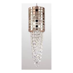 Netlighting Camden Ceiling Pendant 1 Light G9 Rose Gold Mosaic Glass Crystal - thumbnail 5