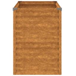 Berkfield Home Garden Raised Bed 100x50x69 cm Corten Steel in Brown - Size: 100 x 50 x 69 cm - thumbnail 5