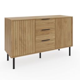 GFW Nervata Sideboard in Light Oak - thumbnail 3