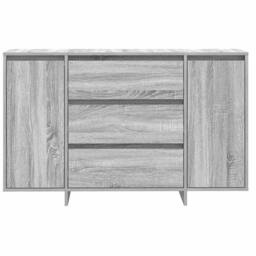 Berkfield Home Sideboard Grey Sonoma 120x41x75 cm Engineered Wood - Size: 120 x 41 x 75 cm - thumbnail 6