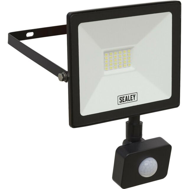 Loops Extra Slim Floodlight with PIR Sensor - 20W SMD LED - IP65 Rated - 1700 Lumens - image 1