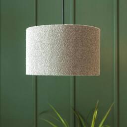 CGC Lighting Petra 30cm Grey Boucle Ceiling or Table Lamp Shade - thumbnail 1