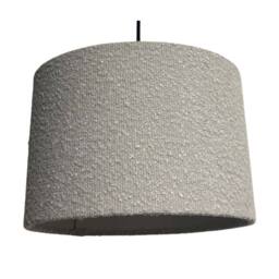 CGC Lighting Petra 30cm Grey Boucle Ceiling or Table Lamp Shade - thumbnail 6