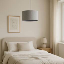 CGC Lighting Petra 30cm Grey Boucle Ceiling or Table Lamp Shade - thumbnail 2
