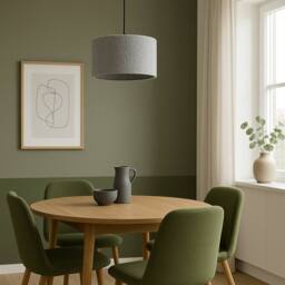 CGC Lighting Petra 30cm Grey Boucle Ceiling or Table Lamp Shade - thumbnail 8