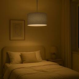 CGC Lighting Petra 30cm Grey Boucle Ceiling or Table Lamp Shade - thumbnail 3