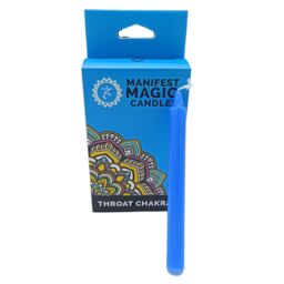 KDMD Manifest Magic Candles (pack of 12) - Blue - Throat Chakra - thumbnail 2