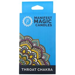KDMD Manifest Magic Candles (pack of 12) - Blue - Throat Chakra