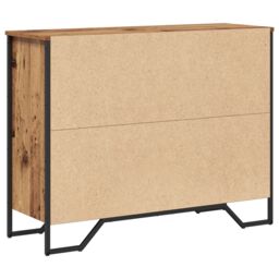 Berkfield Home Sideboard Old Wood Oak 97x32.5x74.5 cm Engineered Wood in Brown - thumbnail 8