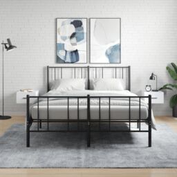 Berkfield Home Wall-mounted Bedside Cabinets 2 pcs White 35x35x20 cm - Size: 35 x 35 x 20 cm - thumbnail 1