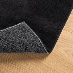 Berkfield Home Rug HUARTE Short Pile Soft & Washable Black 80x200 cm - Size: Medium - thumbnail 5