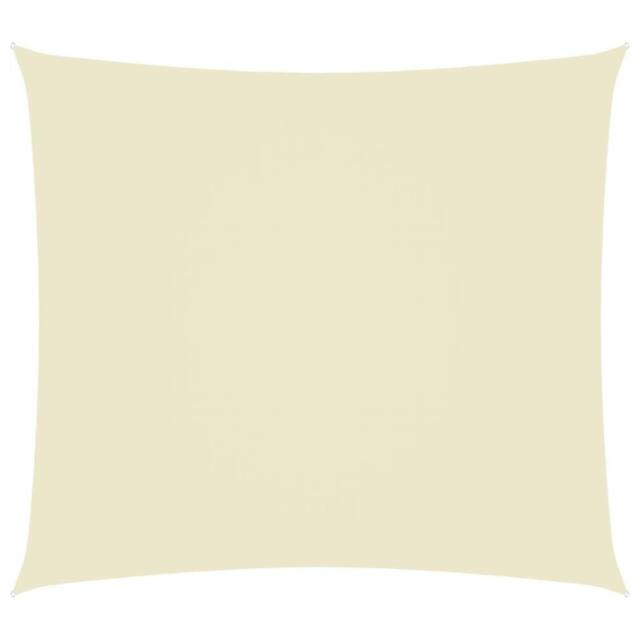 Berkfield Home Sunshade Sail Oxford Fabric Rectangular 4x5 m Cream in Beige - image 1