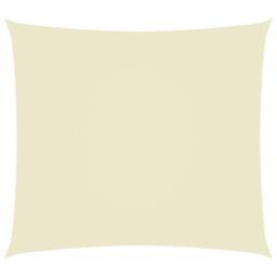 Berkfield Home Sunshade Sail Oxford Fabric Rectangular 4x5 m Cream in Beige - thumbnail 1