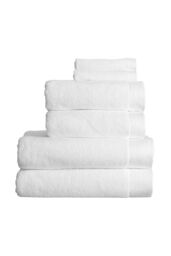 CHRISTY 'Luxe' Elegant 100% Turkish Cotton 730GSM Towels in White - thumbnail 2