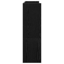 Berkfield Home Shoe Rack Black 80x25x81 cm Engineered Wood - Size: 80 x 25 x 81 cm - thumbnail 5