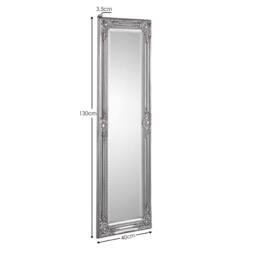 Cheshire Lumière Pewter Full Length Dress Mirror in Grey - thumbnail 3