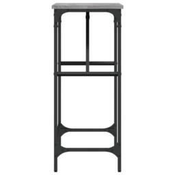 Berkfield Home Decorative Console Table Grey Sonoma 75x32x75 cm Engineered Wood - Size: 75 x 32 x 75 cm - thumbnail 5