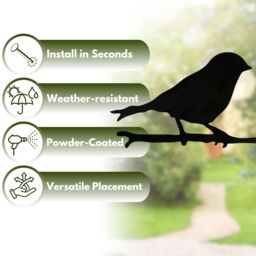 Marco Paul Bird Silhouette Shooting Target in Black - thumbnail 4