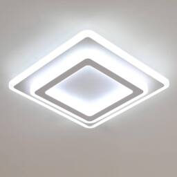 COMELY LED Ceiling Light, 44W Modern Square Ceiling Lights, White