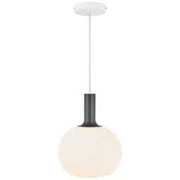 Nordlux Modern Indoor Pendant Light White Glass E27 Hand Blown - Mains Powered, IP20 - thumbnail 5
