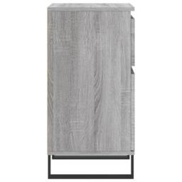 Berkfield Home Sideboards 2 pcs Grey Sonoma 40x35x70 cm Engineered Wood - Size: 40 x 35 x 70 cm - thumbnail 8