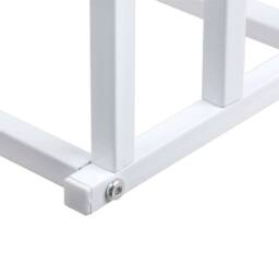 Nordara White 3Tier Freestanding Towel Rail - Bathroom Storage Stand - thumbnail 6