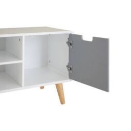 Orsina Sleek & Modern TV Unit, Versatile TV Cabinet, White Finish TV & Storage Unit, Sleek Corner TV Unit in Grey - thumbnail 9