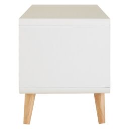Orsina Sleek & Modern TV Unit, Versatile TV Cabinet, White Finish TV & Storage Unit, Sleek Corner TV Unit in Grey - thumbnail 3