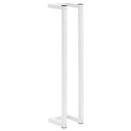 Berkfield Home Towel Rack White 12.5x12.5x60 cm Steel
