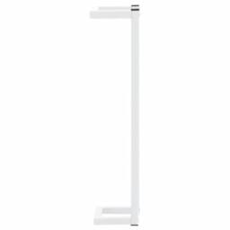 Berkfield Home Towel Rack White 12.5x12.5x60 cm Steel - thumbnail 4