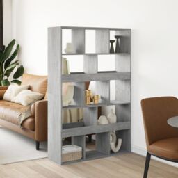 Berkfield Home Room Divider Concrete Grey 100x33x156.5 cm Engineered Wood