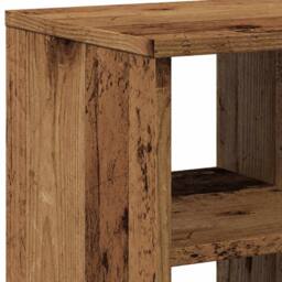 Berkfield Home Side Table Old Wood 50x30x50 cm Engineered Wood in Brown - Size: 50 x 30 x 50 cm - thumbnail 7
