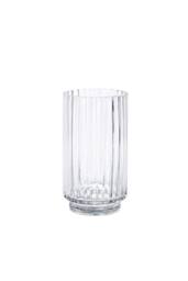 KDMD Clear Fluted Cylinder Glass Vase 21cm - thumbnail 2