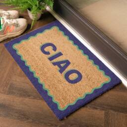 Artsy Mats Ciao Coir Doormat (60 x 40cm) in Tan - Size: 40 cm x 60 cm - thumbnail 2