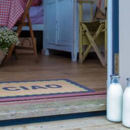 Artsy Mats Ciao Coir Doormat (60 x 40cm) in Tan - Size: 40 cm x 60 cm - thumbnail 4