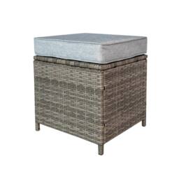 RayGar Venice 7 Seater Rattan Corner Set High Table Outdoor Polyrattan in Grey - Size: 1 Pack - thumbnail 7