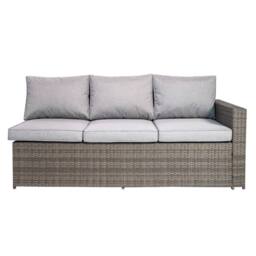 RayGar Venice 7 Seater Rattan Corner Set High Table Outdoor Polyrattan in Grey - Size: 1 Pack - thumbnail 6