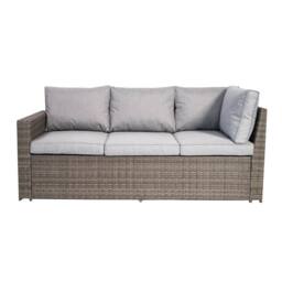 RayGar Venice 7 Seater Rattan Corner Set High Table Outdoor Polyrattan in Grey - Size: 1 Pack - thumbnail 5