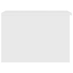 Berkfield Home Decorative Coffee Table White 50x50x36 cm Engineered Wood - Size: 50 x 50 x 36 cm - thumbnail 7