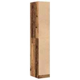 Berkfield Home Apothecary Cabinet¬†Old Wood 30x41x174.5 cm Engineered Wood in Brown - thumbnail 7