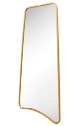 MirrorOutlet Gold Metal Trapezoid Shape Framed Garden Wall Mirror (200CM X 95CM) - Size: 1 Pack - thumbnail 6