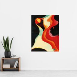 "Artery8 Abstract Galaxy Space Artwork Planets Stars Wall Art Print - Size: W18"" x H24""" - thumbnail 4