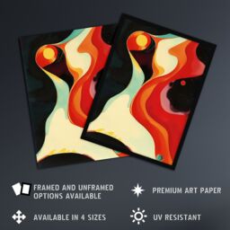 "Artery8 Abstract Galaxy Space Artwork Planets Stars Wall Art Print - Size: W18"" x H24""" - thumbnail 2