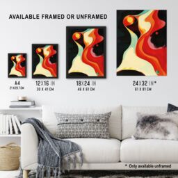 "Artery8 Abstract Galaxy Space Artwork Planets Stars Wall Art Print - Size: W18"" x H24""" - thumbnail 3
