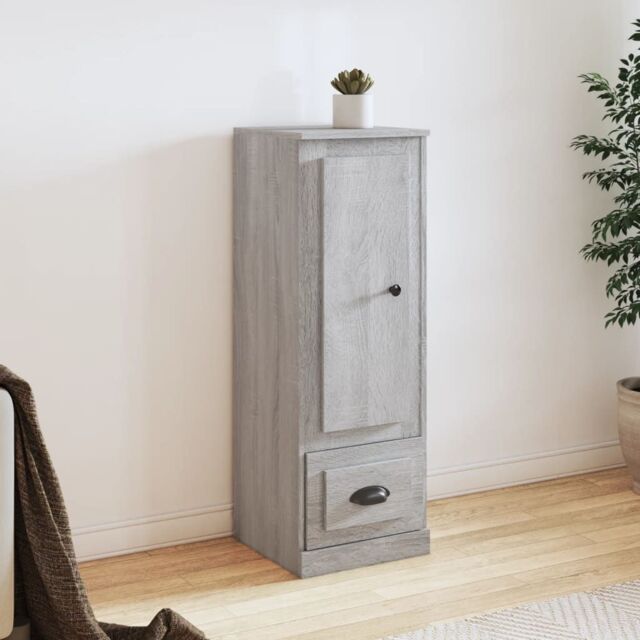 Berkfield Home Highboard Grey Sonoma 36x35.5x103.5 cm Engineered Wood - image 1