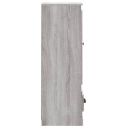 Berkfield Home Highboard Grey Sonoma 36x35.5x103.5 cm Engineered Wood - thumbnail 6