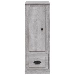 Berkfield Home Highboard Grey Sonoma 36x35.5x103.5 cm Engineered Wood - thumbnail 5