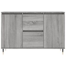 Berkfield Home Sideboard Grey Sonoma 104x35x70 cm Engineered Wood - Size: 104 x 35 x 70 cm - thumbnail 5